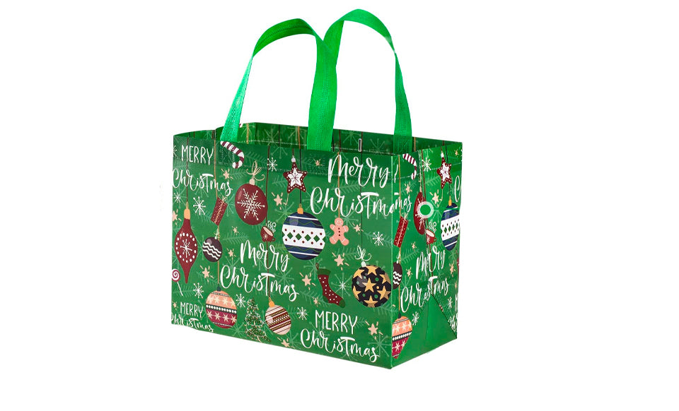 12 Pack Christmas Tote Bags with Handles – Dynergy