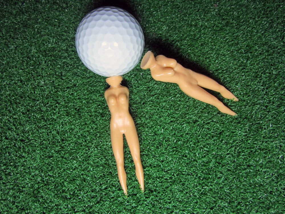 Lot de 6 tees en forme de femmes nues - Équipement de golf